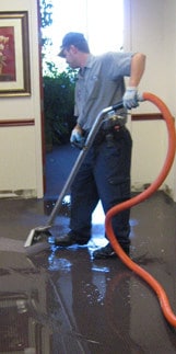 water damage clean up